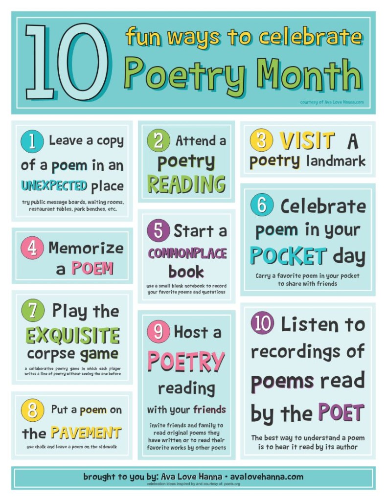 10 Fun Ways to Celebrate Poetry Month